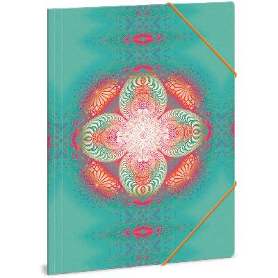 Папка с ластик Ars Una - A4, Turquise Hope (50212200)