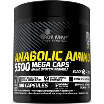 Olimp Sport Nutrition Anabolic Amino 5500 Mega Caps, 180 Capsules
