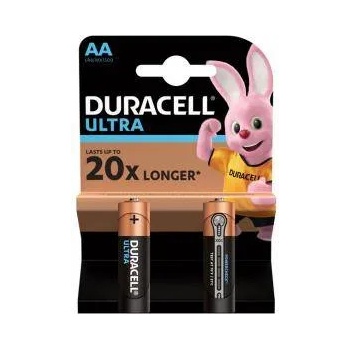 Duracell Алкални батерии DURACELL Turbo MAX - Ultra AA, 2 броя в опаковка, 15.00432