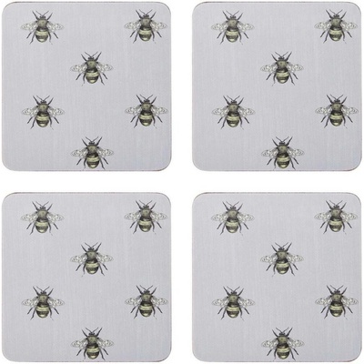 Creative Tops Sada podložek pod skleničky 10.5 cm Country Bee 4 ks