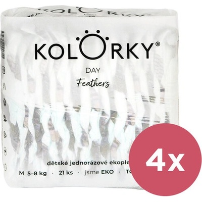 KOLORKY DAY perie M 5-8 kg 4 x 21 ks