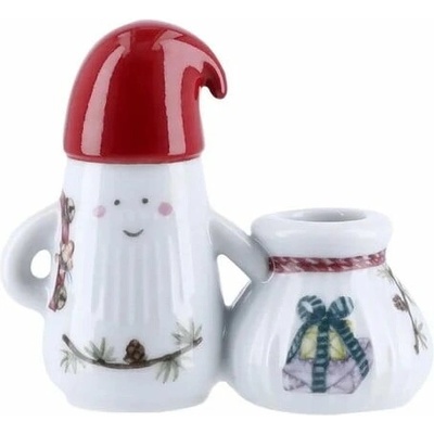 Keramický svietnik s vianočným motívom Hammershøi Christmas Father Elf – Kähler Design