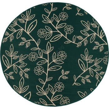 Multidecor Външен килим jungle 135 см зелен/листен мотив (mu0223)