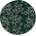 Multidecor Външен килим jungle 135 см зелен/листен мотив (mu0223)