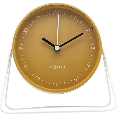 NeXtime Настолен часовник Berlin Table жълт (5240YL)