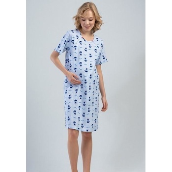 Dámska nočná košeľa materská Karin světle modrá