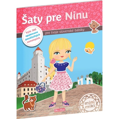 Šaty pre NINU Kniha samolepiek Ema Potužníková