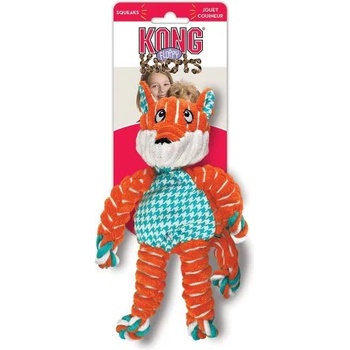 Image 1 of KONG floppy knots fox small/medium - играчка за куче от плат и възли от въже - САЩ - nkf32e