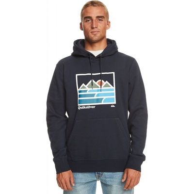 QUIKSILVER LANDSCAPE LINES PO HOODIE Navy Blazer BYJ0