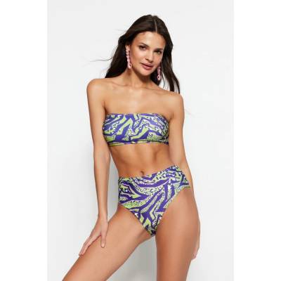 Trendyol bikinový set Multicolor modrá