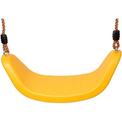 JustFun závěsná houpačka plastová Prak žlutá