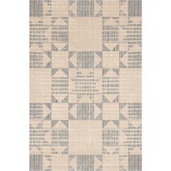 Agnella Бежов вълнен килим 133x190 cm Frotage beige - Agnella (5901760384889)