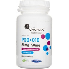 Aliness PQQ MGCPQQ 20 mg Q10 50 mg 60 kapsúl