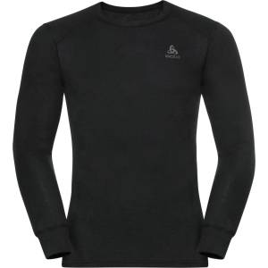 Odlo Мъжко синтетично термобельо Odlo Base Layer Top Crew Neck L/S Active Warm Eco Synthetic base layer - Black (014-1525-0114)