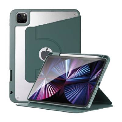 Въртящ се 360° калъф с място за Apple Pencil за iPad Pro 12, 9" (2018-2022) - петролено сив (69174)