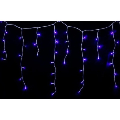 LUMA LED Vánoční světelný déšť 210 LED 5m napájecí kabel 5m modrá s časovačem