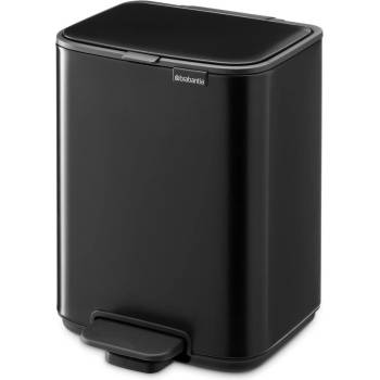 Brabantia Матово черно стоманено кошче за боклук с педал 4 l Bo - Brabantia (237805)