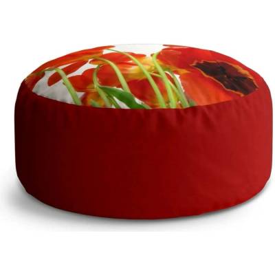 Sablio Taburet Circle Tulipány: 38x48 cm