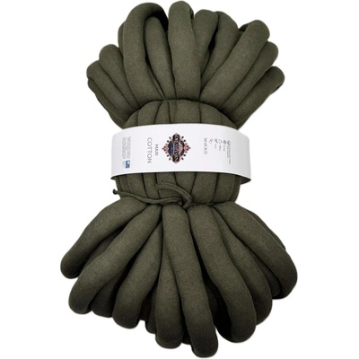 Příze na pletení rukama Maxi-Cotton Khaki Green