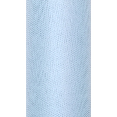 PartyDeco PartyDeco Tyl hladký - modrá Sky - blue 0,15 x 9m