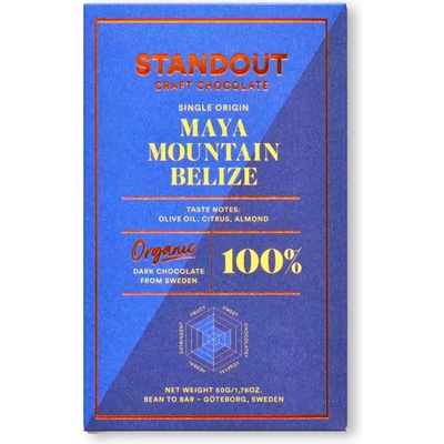 Standout Chocolate 100% Maya Mountain Belize BIO 50 g