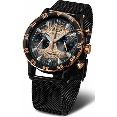 Vostok Europe VK64/515E627 černý ocelový náramek