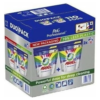 Ariel Professional Color gélové kapsule na pranie 2 x 55 PD