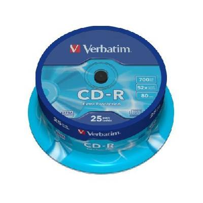 CD-R(25-Pack)Spindle/Extra Protection/DL/52x/700MB (43432)