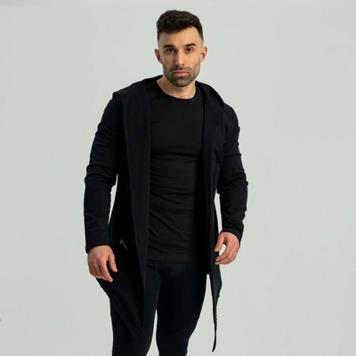 Kardigan Hoodie black STRIX černá
