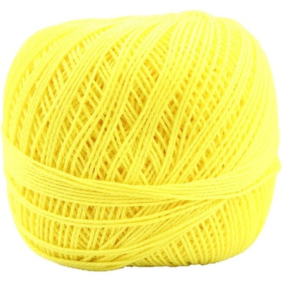 Niťárna Háčkovací příze Sněhurka 1654 citronově žlutá