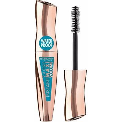 Deborah Milano voděodolná řasenka pro maximální objem 24ore black 12 ml