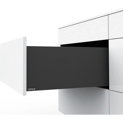 Cemux H Box SLIM zásuvka antracit H199/500 mm