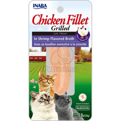 INABA Cat Grilled Chicken Fillet - в сос от скариди 3 x 25 г