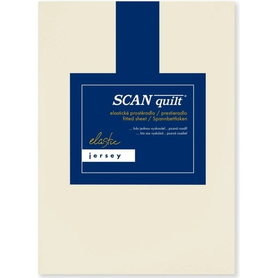 SCANquilt plachta Jersey Elastic Lycra natur 90x200