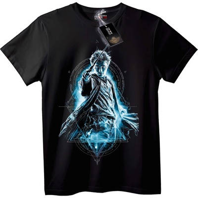 NOONEBRAND Тениска Harry Potter Вълшебна Пръчка - L, White