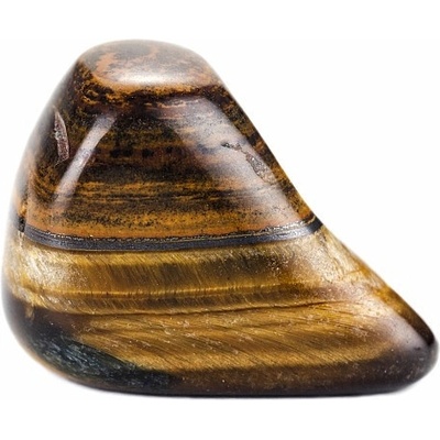 Nefertitis Tygří oko tromlované - XL - cca 3 - 4 cm