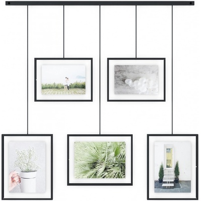 Závěsné fotorámečky Umbra Exhibit | černé