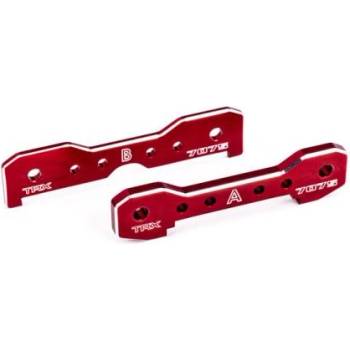 Traxxas преден алуминиев съединител червено анодиран (за Sledge)