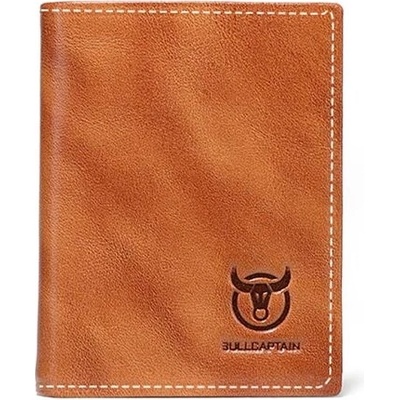 Bullcaptain elegantní kožená peněženka Klervi Camel BULLCAPTAIN QB017s2