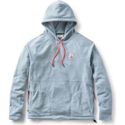 Passenger Мъжки поларен пуловер Passenger Point Grid Recycled Fleece Hoodie - Grey Marl - размер XL (017-4129-0214)