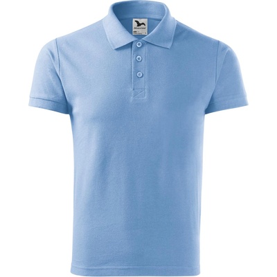 MALFINI Malfini cotton heavy 215 / Мъжка поло тениска - небесно синя xxl (2151517)