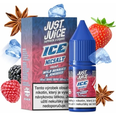 Just Juice Salt ICE Wild Berries & Aniseed 10 ml 20 mg