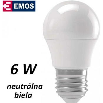 Emos LED žárovka Mini Globe 6W E27 Neutrální bílá
