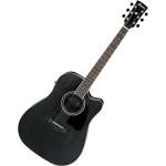 Ibanez Електро-акустична китара Ibanez - AW84CE Open Pore, Weathered Black (396438)