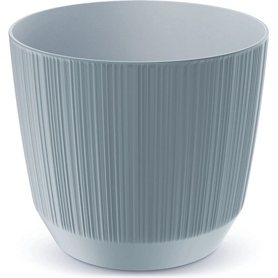 Prosperplast Květináč RYFO světle šedý 14,6 cm