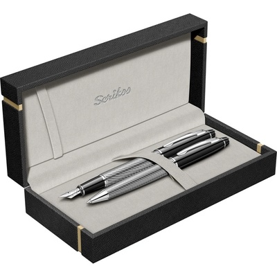 Scrikss Noble Black Chrome Spiral CT dárková sada SC389146 – Zboží Živě