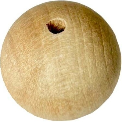 W-Star K25x10 - Kulička dřevěná 20 mm, díra 3,2 mm, 10 ks