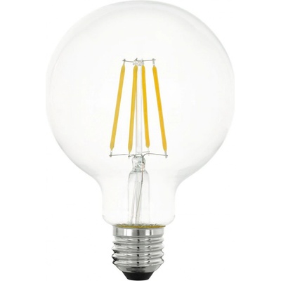 Eglo Stmievateľná LED žiarovka, E27, G95, 6W, 806lm, teplá biela