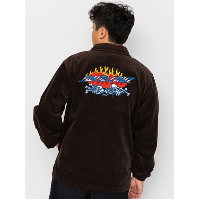 Santa Cruz Salba Voodoo Pit Coach Jacket Coffee