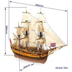 Occre HMS Endeavour 1: 54 комплект